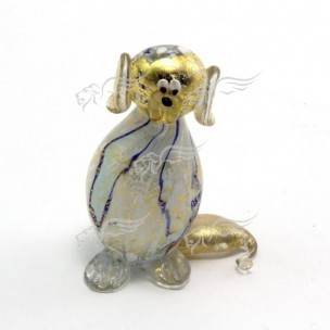 Sculture Animali Blu Striati G502