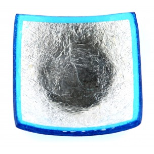 Piattino Bomboniera Foglia Oro Vetro di Murano Made in Italy