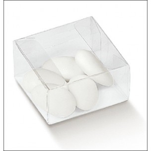 Scatola Astuccio Pvc Bomboniera Confezione Completa Confetti Bigliettini