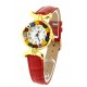 Orologio Donna Dorato Pelle watch in Vetro di Murano Murrina Millefiori