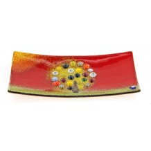 Piatto Bomboniera Murrina Tree Life Vetro di Murano Made in Italy