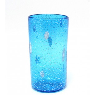 Bicchiere Murrine glasses Millefiori Thousand Flowers Murano Glass Made in Italy