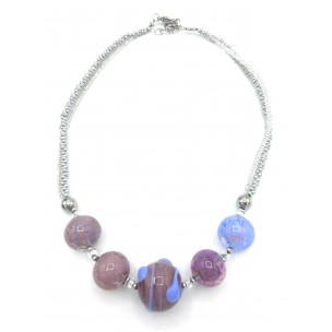 COLLANA IN VETRO DI MURANO ANTICA MURRINA VENEZIANA