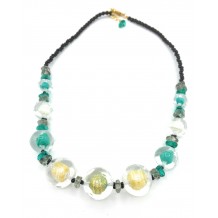 COLLANA IN VETRO DI MURANO ANTICA MURRINA VENEZIANA MADE IN ITALY
