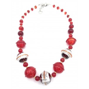 COLLANA IN VETRO DI MURANO ANTICA MURRINA VENEZIANA