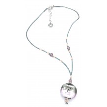 COLLANA IN VETRO DI MURANO ANTICA MURRINA VENEZIANA MADE IN ITALY