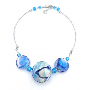 COLLANA IN VETRO DI MURANO ANTICA MURRINA VENEZIANA