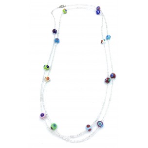 COLLANA IN VETRO DI MURANO ANTICA MURRINA VENEZIANA