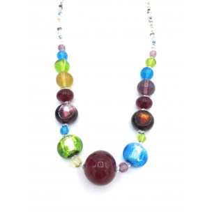 COLLANA IN VETRO DI MURANO ANTICA MURRINA VENEZIANA