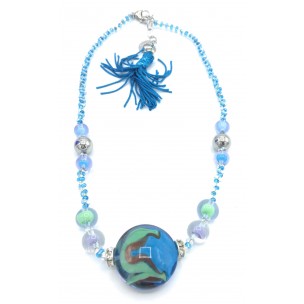COLLANA IN VETRO DI MURANO ANTICA MURRINA VENEZIANA