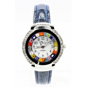 Orologio Donna Antica Murrina Venice Colore Acciaio watch in Vetro di Murano