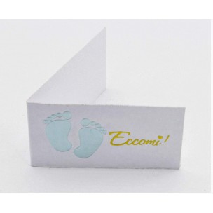 Bigliettini Battesimo Maschietto Stampa Omaggio Bomboniera