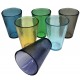 Set Coppia Bicchieri 2 Colori Misti Murano Collection