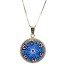 Murrina Millefiori con bordo e Catenina in argrnto 925 Diam 10 mm 