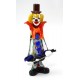 Scultura Clown Pagliaccio H 26 cm 