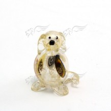 Scultura Animali Soffiati Murrine Foglia Oro G500