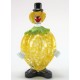 Clown Murano Glass H20cm Made in Italy Pagliaccio Fruit Limone