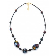 COLLANA IN VETRO DI MURANO ANTICA MURRINA VENEZIANA MADE IN ITALY