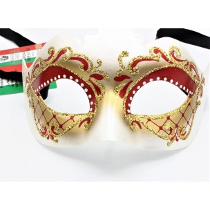 Maschera Veneziana Decorata A Mano Made In Italy