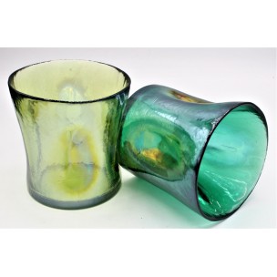 Set Coppia Bicchieri 2 Colori Misti Murano Collection